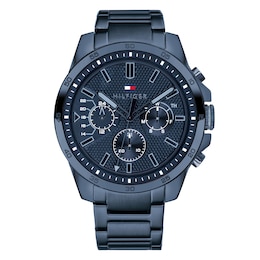 Tommy Hilfiger Men's Blue IP Bracelet Watch