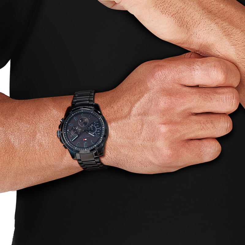 Main Image 2 of Tommy Hilfiger Men's Blue IP Bracelet Watch