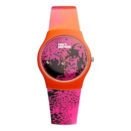 Paul's Boutique Ladies' Printed Strap Watch With Logo Dial