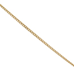 9ct Yellow Solid Gold 20 Inch Dainty Curb Chain