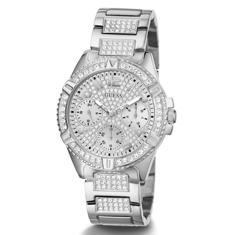 Main Image 3 of Guess Glitz Ladies' Crystal Dial Stainless Steel Bracelet Watch