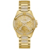 Thumbnail Image 1 of Guess Glitz Ladies' Gold Tone Crystal Dial Gold Tone Bracelet Watch