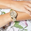 Thumbnail Image 7 of Guess Glitz Ladies' Gold Tone Crystal Dial Gold Tone Bracelet Watch