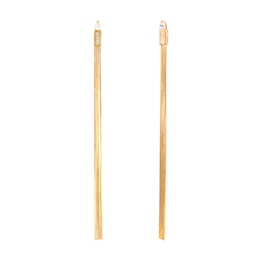 Guess Gold Tone Mini Crystal Drop Earrings
