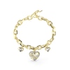 Thumbnail Image 1 of Guess Gold Tone Multi Crystal Charm Bracelet