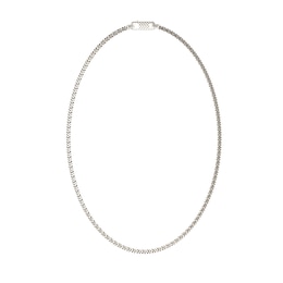 Guess Men's Textured Hook Stainless Steel Chain 21" Necklace
