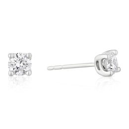 9ct White Gold 0.50ct Lab Grown Diamond Earrings