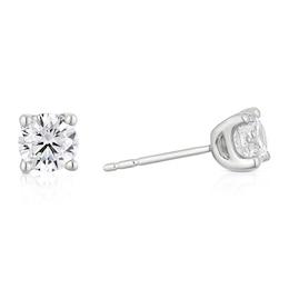 9ct White Gold 1ct Lab Grown Diamond Earrings