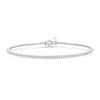 Thumbnail Image 1 of 9ct White Gold 1ct Lab Grown Diamond Tennis Bracelet