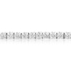 Thumbnail Image 2 of 9ct White Gold 1ct Lab Grown Diamond Tennis Bracelet