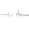 Thumbnail Image 3 of 9ct White Gold 1ct Lab Grown Diamond Tennis Bracelet