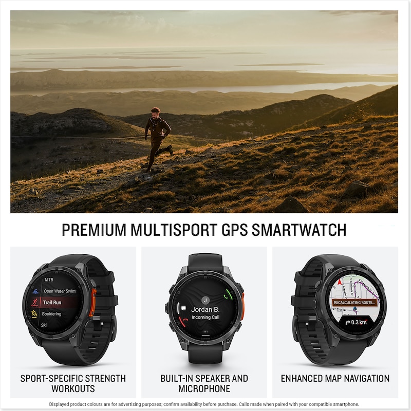 Main Image 2 of Garmin Fēnix® 8 Amoled 47mm Smart Watch