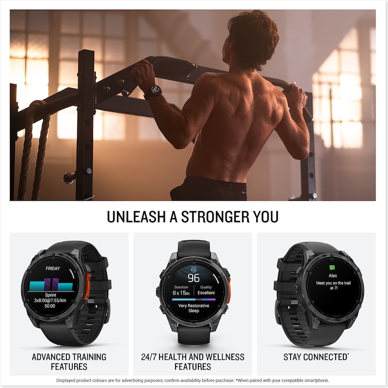 Main Image 4 of Garmin Fēnix® 8 Amoled 47mm Smart Watch