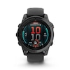 Thumbnail Image 1 of Garmin fēnix® E Amoled 47mm Slate Grey Steel Case Black Strap Smart Watch