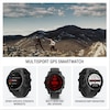 Thumbnail Image 2 of Garmin fēnix® E Amoled 47mm Slate Grey Steel Case Black Strap Smart Watch