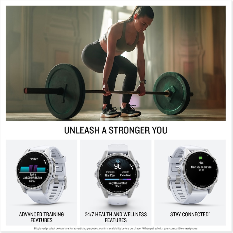 Main Image 4 of Garmin fēnix® 8 Amoled 43mm Smartwatch