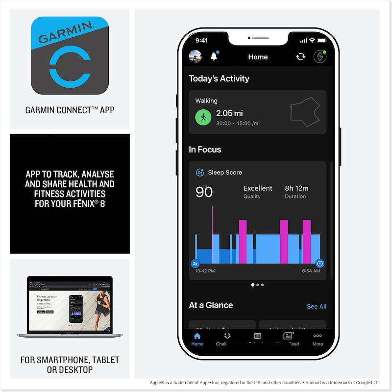 Main Image 5 of Garmin fēnix® 8 Amoled 43mm Smartwatch