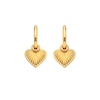 Thumbnail Image 1 of Hot Diamonds X Jac Jossa 9ct Gold Plated Essence Heart Huggie Earrings