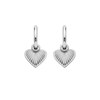 Thumbnail Image 1 of Hot Diamonds Sterling Silver Essence Heart Huggie Earrings