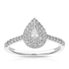 Thumbnail Image 1 of 14ct White Gold 0.40ct Diamond Pear Double Halo Ring