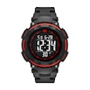 Thumbnail Image 1 of Skechers Ruhland Men's Red Detail Black Plastic Strap Watch