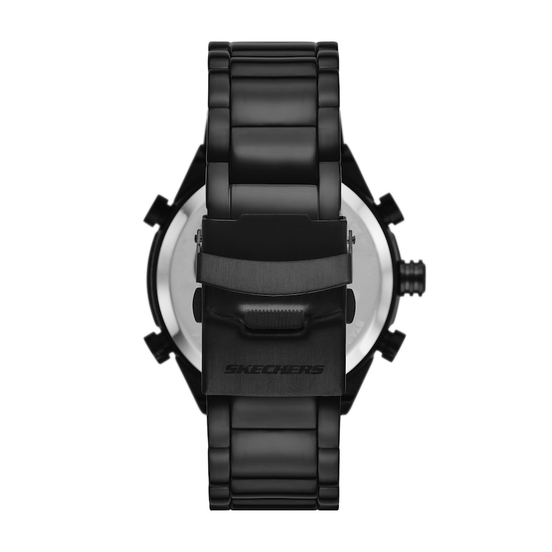 Main Image 3 of Skechers Agnew Men's Dual Chronograph Digital Dial Black Bracelet Watch