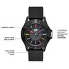 Thumbnail Image 3 of Skechers Rosecrans Ladies' Multicolour Accent Black Silicone Strap Watch