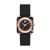 Thumbnail Image 1 of Skechers Calabar Ladies' Square Two Tone Dial Black Silicone Strap Watch