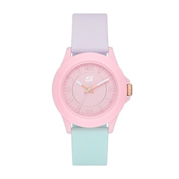 Skechers Rosencrans Ladies' Trio Pastel Colours Silicone Strap Watch