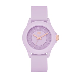 Skechers Rosencrans Ladies' All Purple Silicone Strap Watch