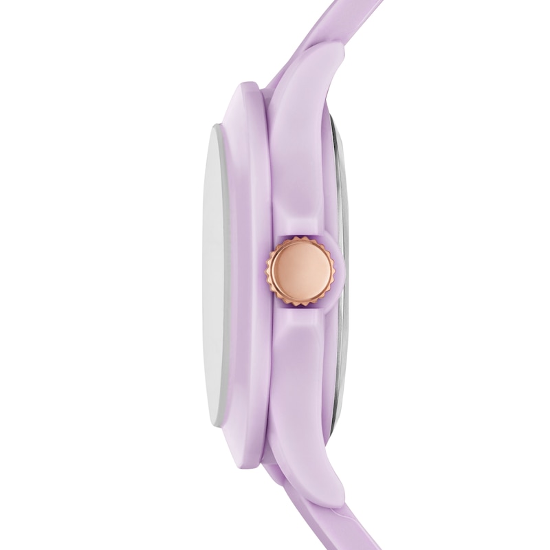Main Image 3 of Skechers Rosencrans Ladies' All Purple Silicone Strap Watch