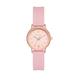 Skechers Ardmore Ladies' Rose Detail Pink Silicone Strap Watch