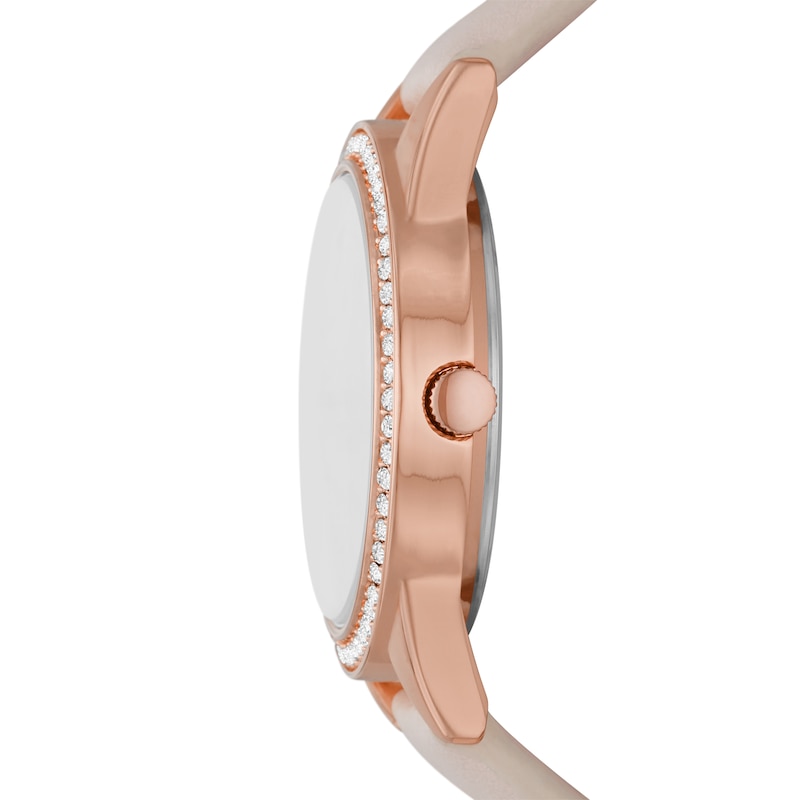 Main Image 2 of Skechers Ladies' MOP Dial White Silicone Strap Watch With 5 Matching Bracelets