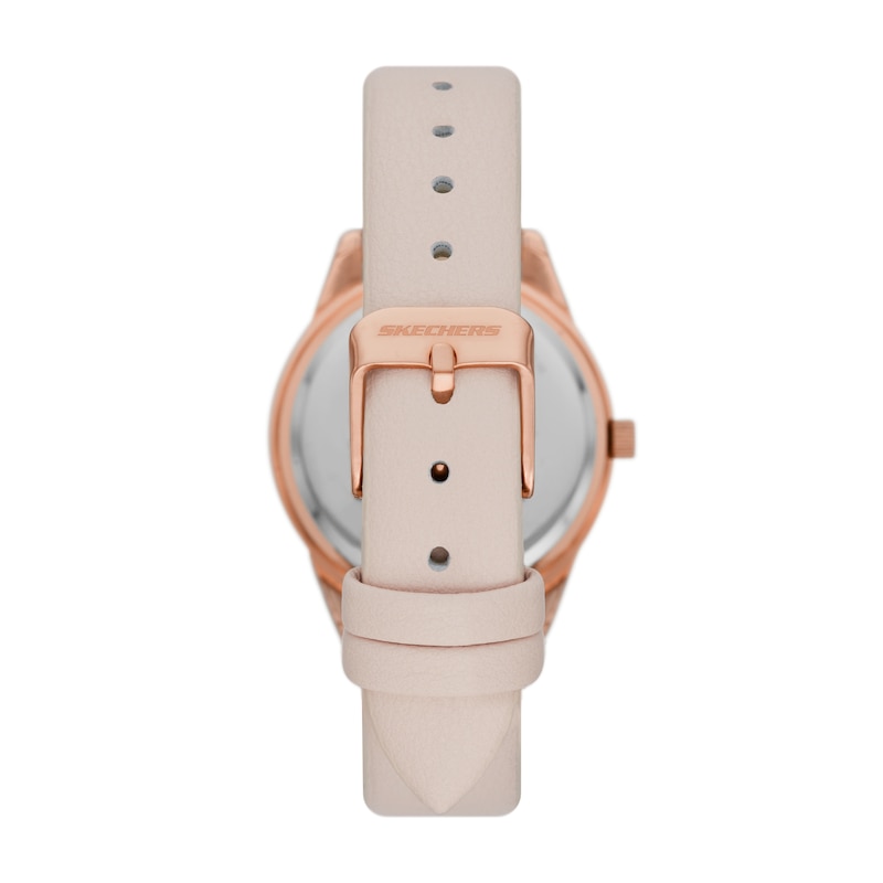 Main Image 3 of Skechers Ladies' MOP Dial White Silicone Strap Watch With 5 Matching Bracelets