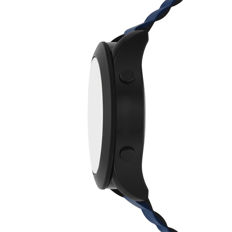 Main Image 2 of Skechers Rosencrans Men's Digital Dial Blue Silicone Textured Strap Watch