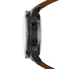 Thumbnail Image 2 of Skechers Redlands Men's Black Dual Digital Dial Brown Leather Strap Watch