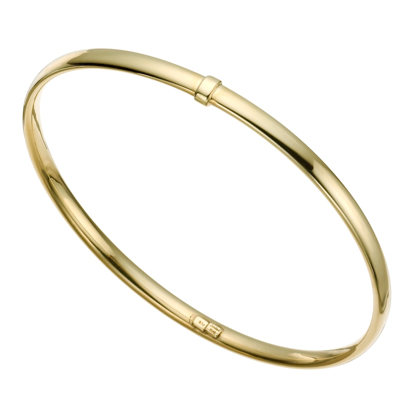 Main Image 1 of Together Silver & 9ct Bonded Gold Bangle