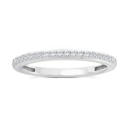 Perfect Fit 9ct White Gold 0.13ct Diamond Eternity  Ring