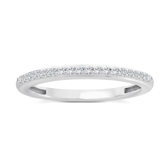 Perfect Fit 9ct White Gold 0.13ct Diamond Eternity Ring