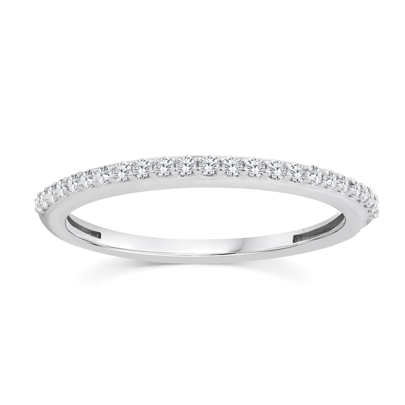 Main Image 1 of Perfect Fit 9ct White Gold Eternity 0.12ct Diamond Ring