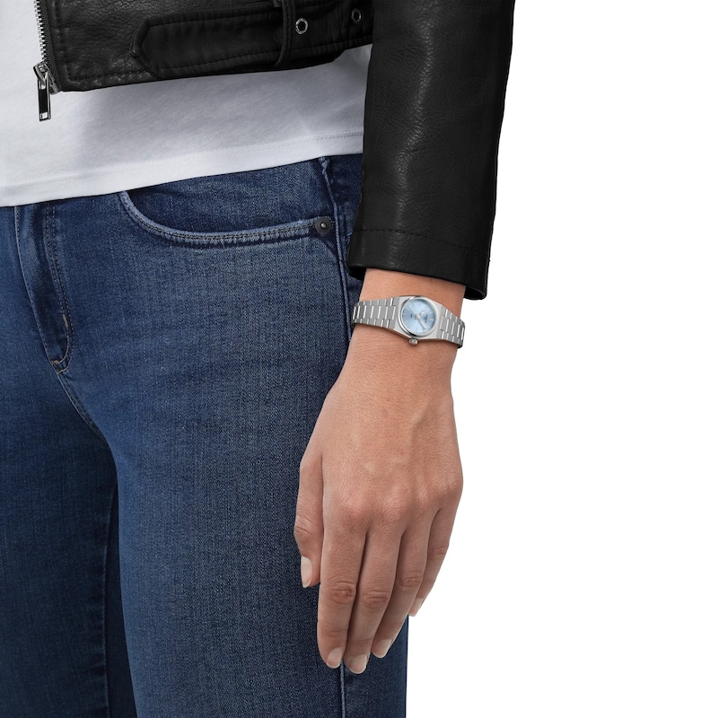 Main Image 5 of Tissot Ladies' PRX Light Blue Dial Stainless Steel Bracelet Watch