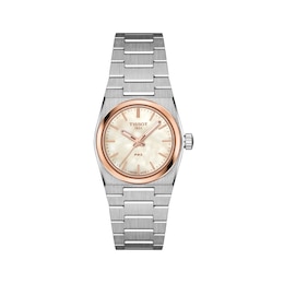 Tissot Ladies' PRX Rose Tone Details Stainless Steel Bracelet Watch