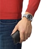 Thumbnail Image 5 of Tissot PR516 Men's Black Dial Stainless Steel Watch