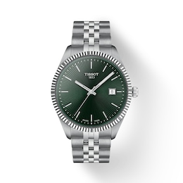 Tissot Ballade 40mm Men's Green Dial Stainless Steel Bracelet Watch
