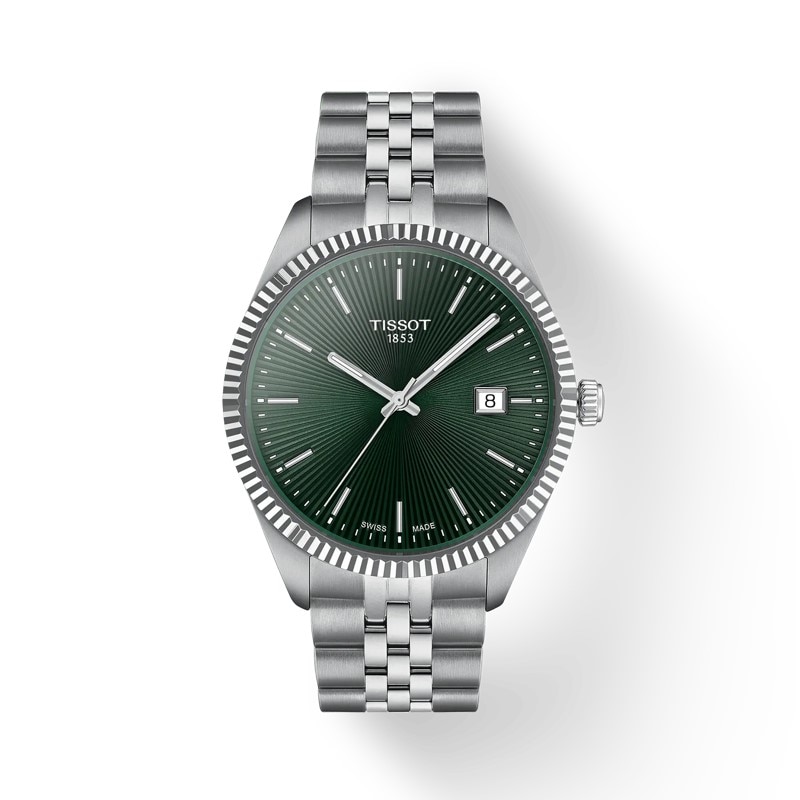 Main Image 1 of Tissot Ballade 40mm Men's Green Dial Stainless Steel Bracelet Watch