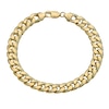 Thumbnail Image 1 of Together Silver & 9ct Bonded Gold 8" Curb Chain Bracelet