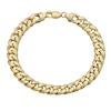 Thumbnail Image 0 of Together Silver & 9ct Bonded Gold 8 Inch Curb Chain Bracelet