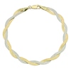 Thumbnail Image 1 of Together Silver & 9ct Bonded Yellow Gold Bracelet