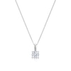 Thumbnail Image 1 of 9ct White Gold 0.30ct Lab Grown Diamond Pendant Necklace