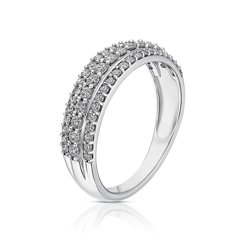 Main Image 2 of 9ct White Gold 0.50ct Lab Grown Diamond Eternity Ring